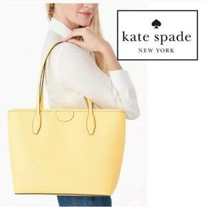 KATE SPADE NWT AUTHENTIC LARGE LORI TOTE IN DAYBREAK YELLOW! ⭐️⭐️⭐️